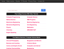 Tablet Screenshot of onlinevideolecture.com